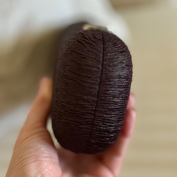 Elegant Black Clutch with Silver Heart Accent and chain - Picture 10 of 12